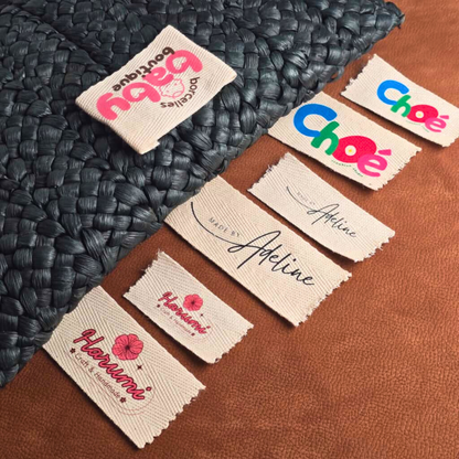 Natural Cotton Label - Center Fold 