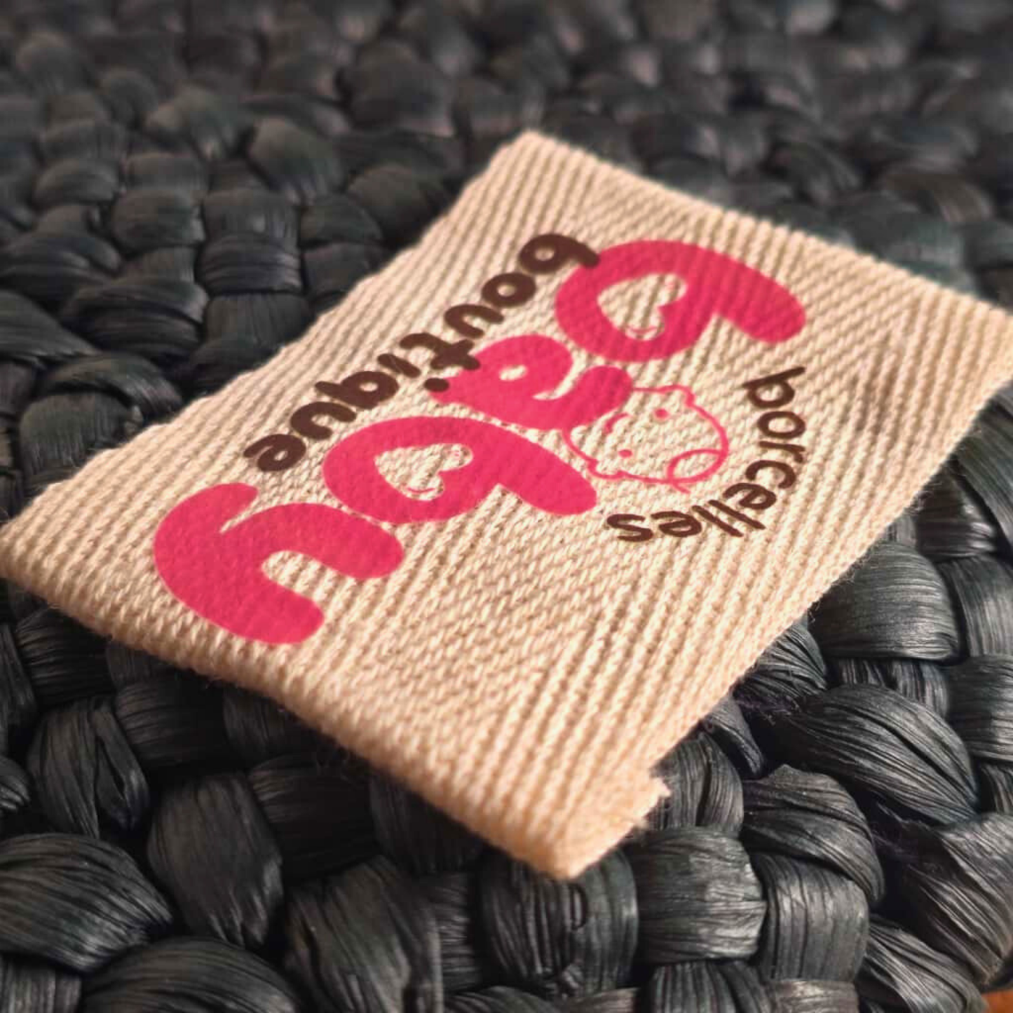 Natural Cotton Label - Center Fold 