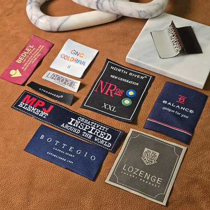 Dokuma Etiket – Logolu, Katlanmış Tekstil Etiketi