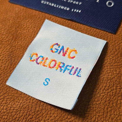 Dokuma Etiket – Logolu, Katlanmış Tekstil Etiketi